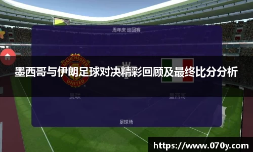 墨西哥与伊朗足球对决精彩回顾及最终比分分析
